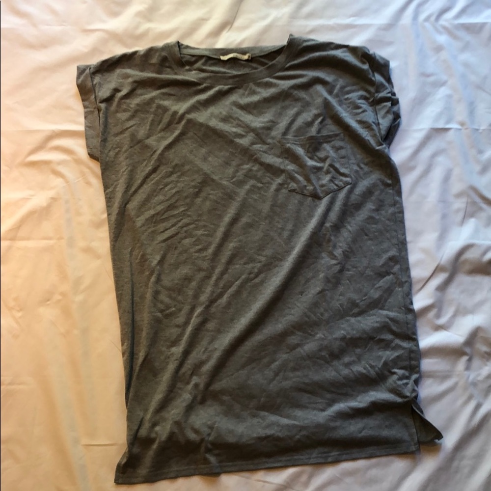 Grey t-shirt dress